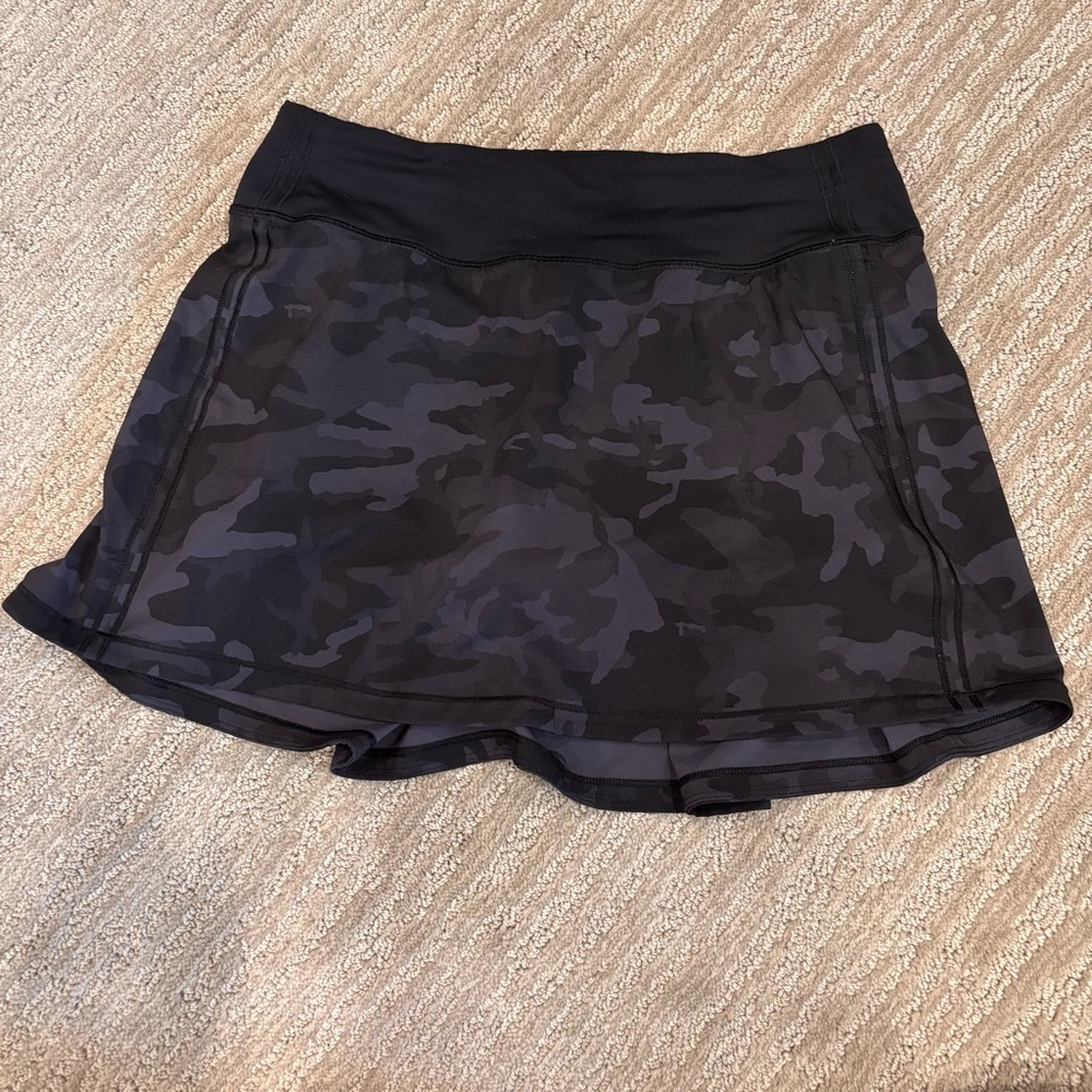 Lululemon Pace Rival Camo Skirt